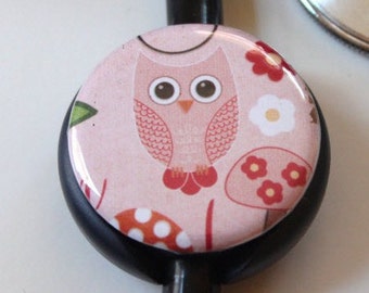 The ORIGINAL Stethoscope ID Tag--Fun Owl--