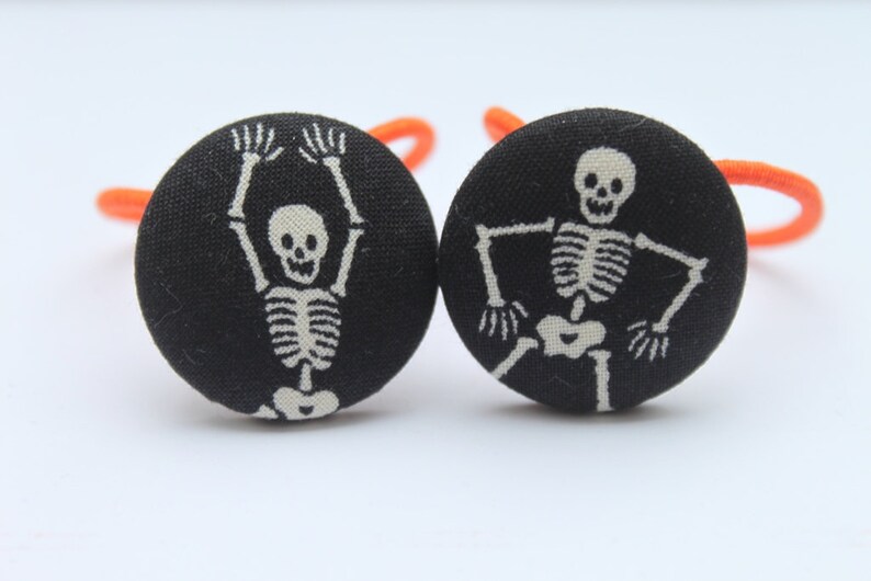 Halloween...... Skeleton Ponytail Holders image 0