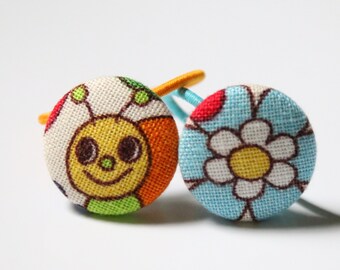 Trippy Caterpillar-------2 ponytail holders