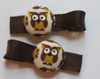 Owls..... Hair Clips