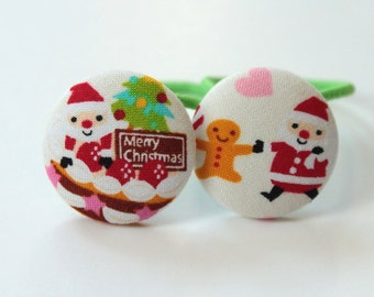 S A N T A ------2 PONYTAIL HOLDERS