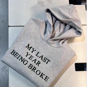 【LYBB】OG MY LAST YEAR BEING BROKE! HOODIE LYBB My Last Year Being Broke Men's Sz Small Hoodie Asap