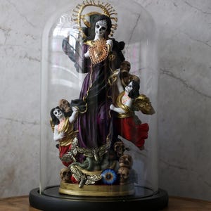 Día de los Muertos Day of the Dead upcycled ceramic figurine
