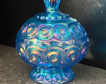 Weishar Moon & Star KOLONIAAL BLAUW CARNAVAL Snoepschaal - klein, nieuw in doos