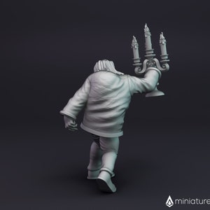 Butler / Waiter / Servant - Miniature for Dungeons & Dragons 5E ...