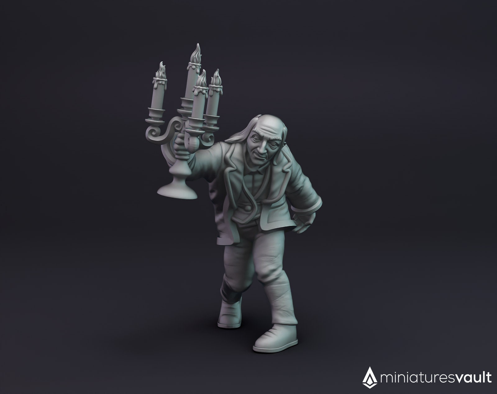 Butler / Waiter / Servant - Miniature for Dungeons & Dragons 5E ...