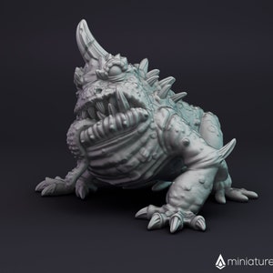 Giant Toad / Frog - miniature for Dungeons & Dragons 5E, tabletop RPG, wargames and board games