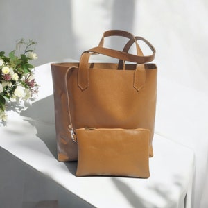 Hochwertige echte Leder-Einkaufstasche, Schulterledertasche, Crossbody-Geldbeutel, Frauenledertasche, elegante Ledertasche,