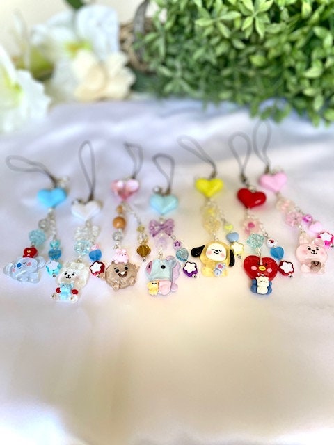 防弾少年団(BTS) - RJ 仁寺洞限定バッグチャーム BT21 BABY LEATHER METAL KEYRING 【送料無料】 公式グッズ