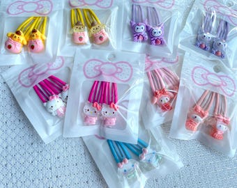 Sanrio Characters hair clips.