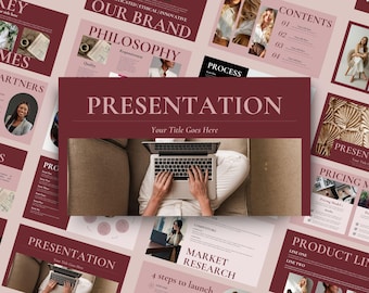Pitch Deck Template Canva | Startup & Investor Presentation | Client Proposal | Business Presentation Template