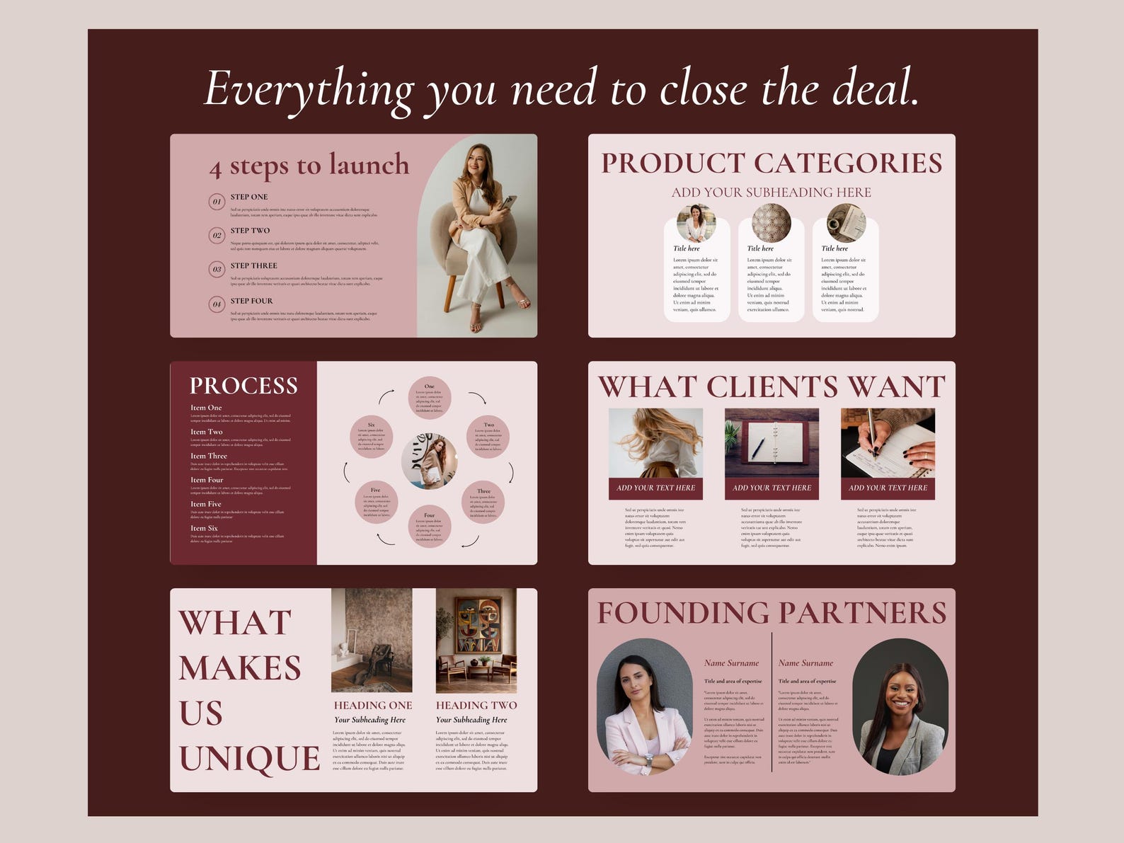 Pitch Deck Template Canva | Startup & Investor Presentation | Client ...
