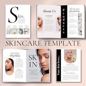 Skincare eBook Template, Esthetician Template, Canva Template, Beauty Product Template, Beauty Treatment, Skincare Coach eBook