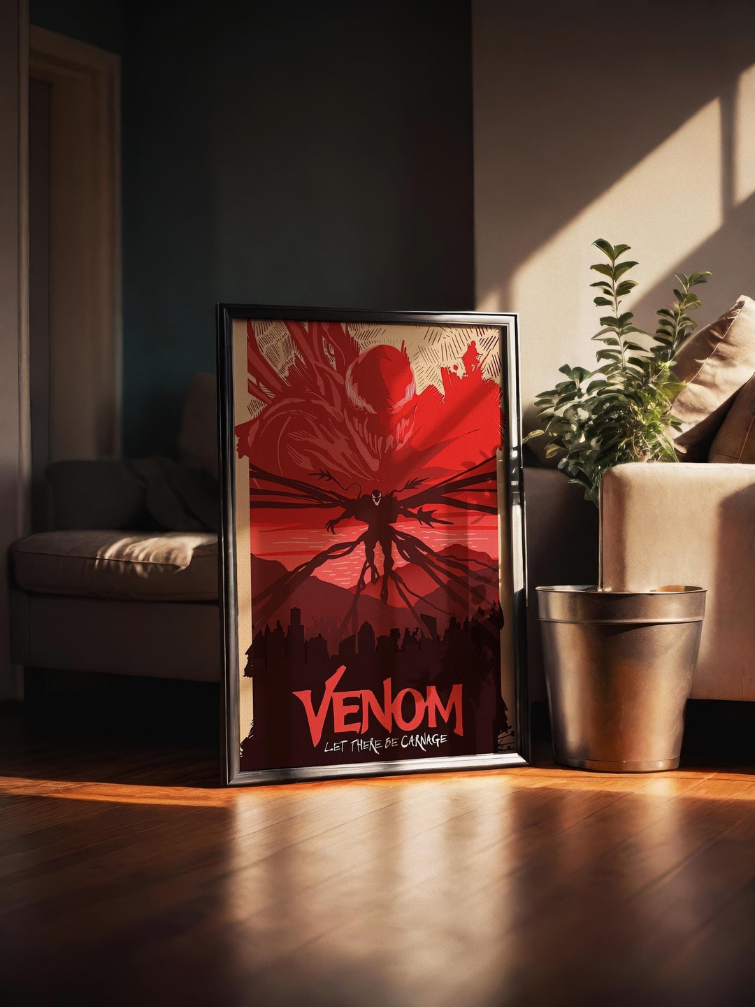 venom-let-there-be-carnage-poster-marvel-b-sewichte-kunstdruck