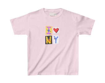 I Love NY katoenen baby-T-shirt voor kinderen