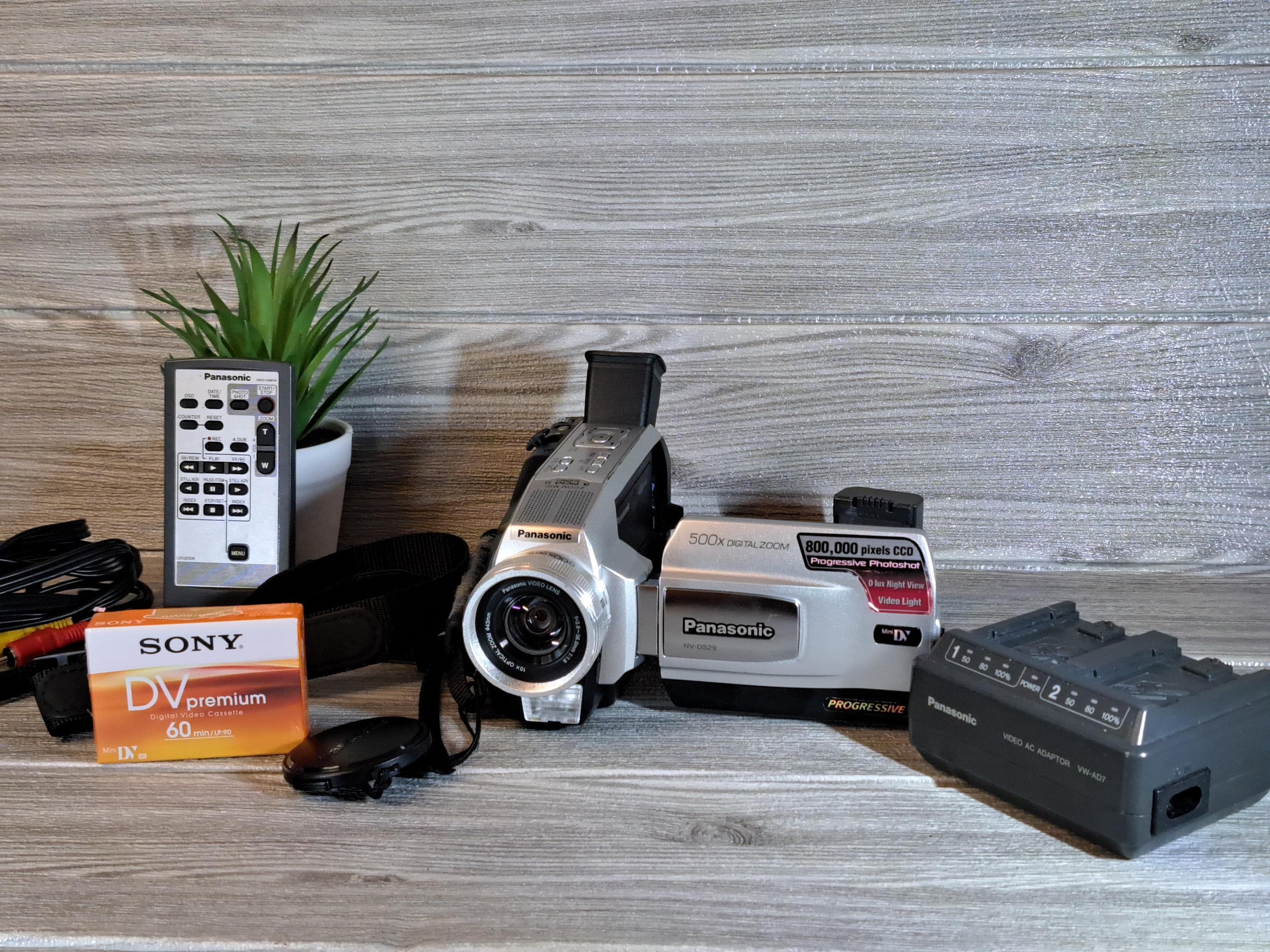 Panasonic NV-DS29 Minidv Camcorder: 10x Optical Zoom, Accessories