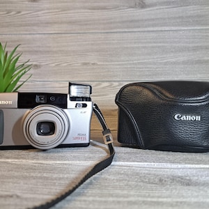 Rare Vintage Canon Prima Super 135 35mm Original Leather Case Film Camera/ Point and Shoot/ Vintage Camera/ Working and Test Ideal for Gift