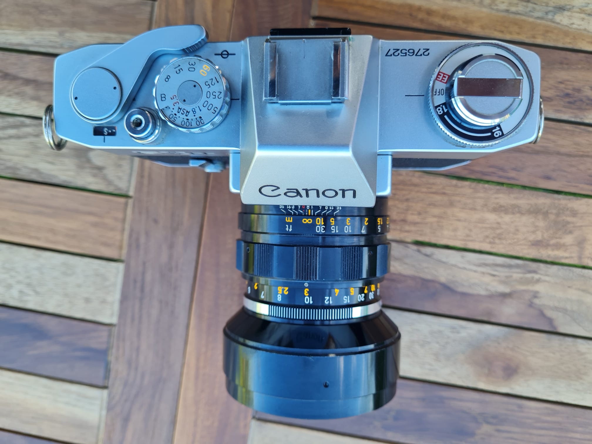 Rare Vintage Canon EX Ee Qx Film Camera 50mm F/1.8 Lens 95mm