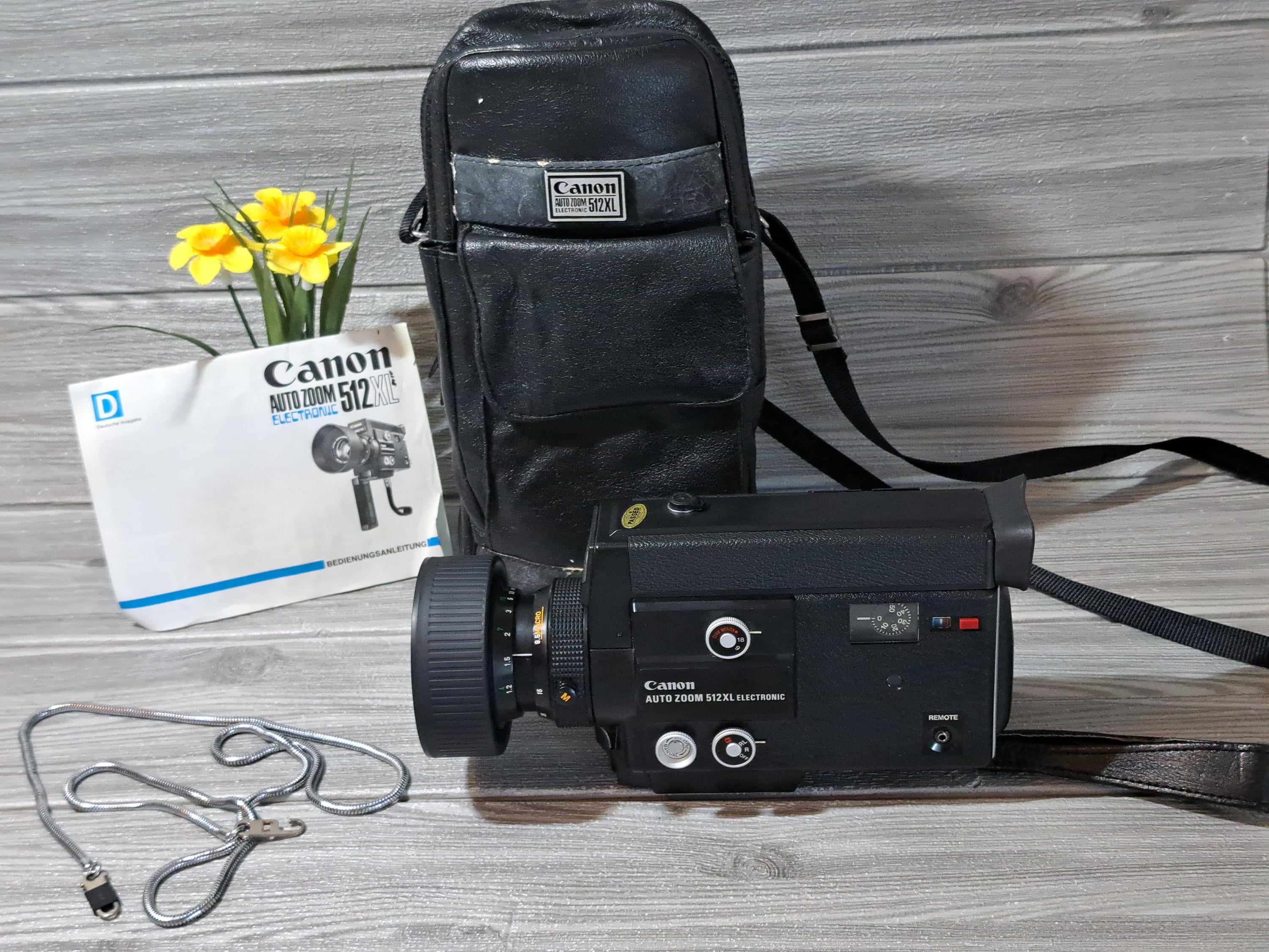 Superb CANON Auto Zoom 512XL Electronic Super8 Movie Film Camera