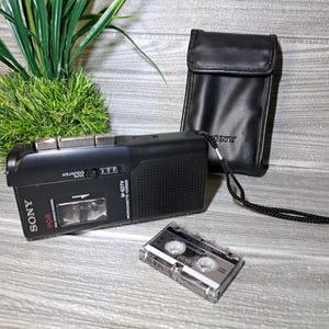 Vintage Sony M-627V MicroCassette Diktiergerät - V-O-R Pocket Memo Kassettenrekorder, tragbares Diktiergerät, VGC