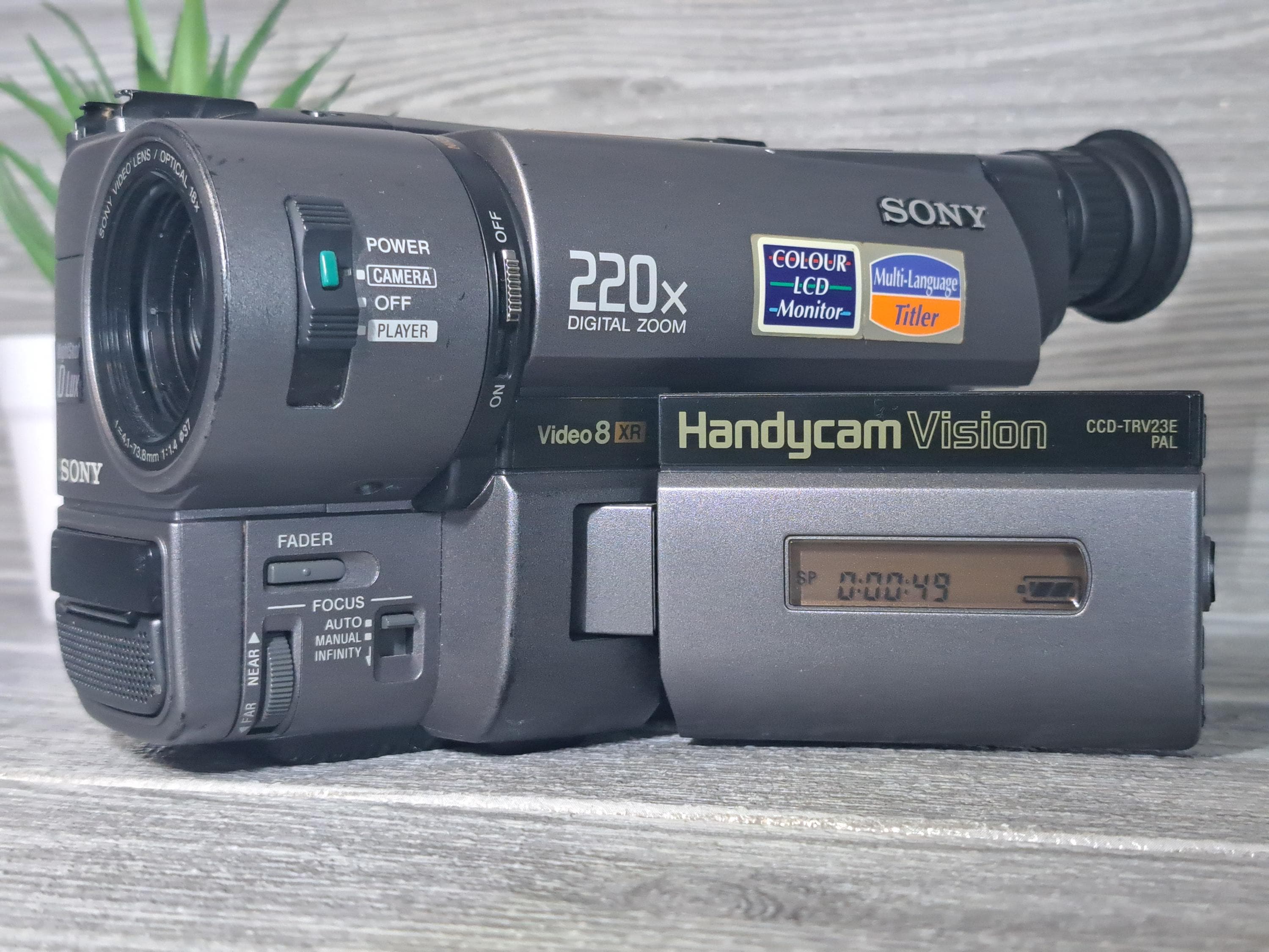 8mm Cassette Player Sony 8mm Video Tapes (2-Pack) 120-Minute