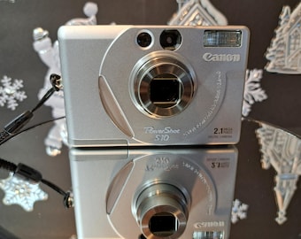 Vintage Canon PowerShot S10 Digital Camera: 2.1MP, 2x Zoom