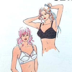 Large Size Bra Sewing Pattern Kwik Sew 1929 Band 42 44 46 Cups C D DD DDD Lingerie Underwear Plus