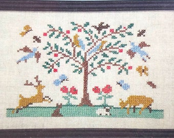 Stamped Cross Stitch Kit Country Stitching 620 Traditions Animals Nature Needlework Easy for Beginners