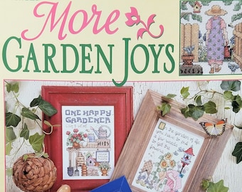 More Garden Joys Cross Stitch Chart Booklet Leisure Arts 3564 Deborah Lambein Botanical Plant Flower Patterns