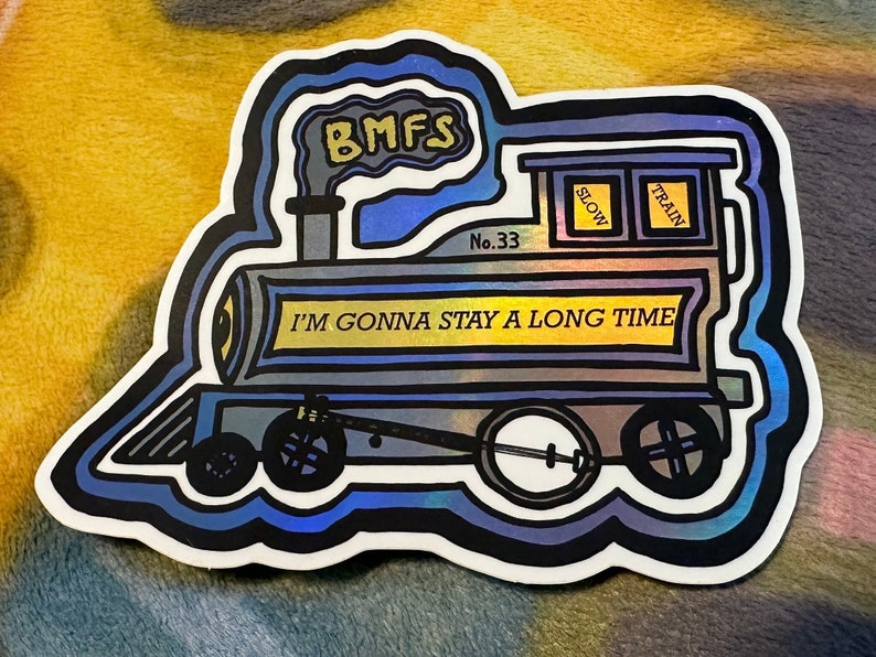 Billy Strings Slow Train Sticker - Holographic - Etsy