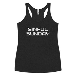 Camiseta sin mangas con espalda deportiva para mujer Sinful Sunday