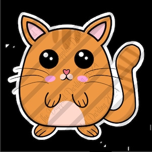 Gato laranja, caricatura Clipart