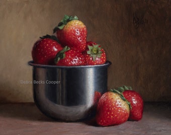 Strawberry Sweetness, Reproduction Fine Art Print
