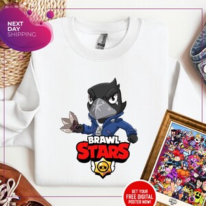 Brawl Stars Sweatshirt | All Brawl Stars Characters | Brawl Stars Hoodie | Brawl Birthday Sweater | Brawl Boy Sweatshirt | Birthday Hoodie