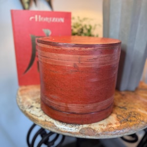 Vintage Burmese Lacquerware Betel Box – Red Lacquer Stacking Tiers