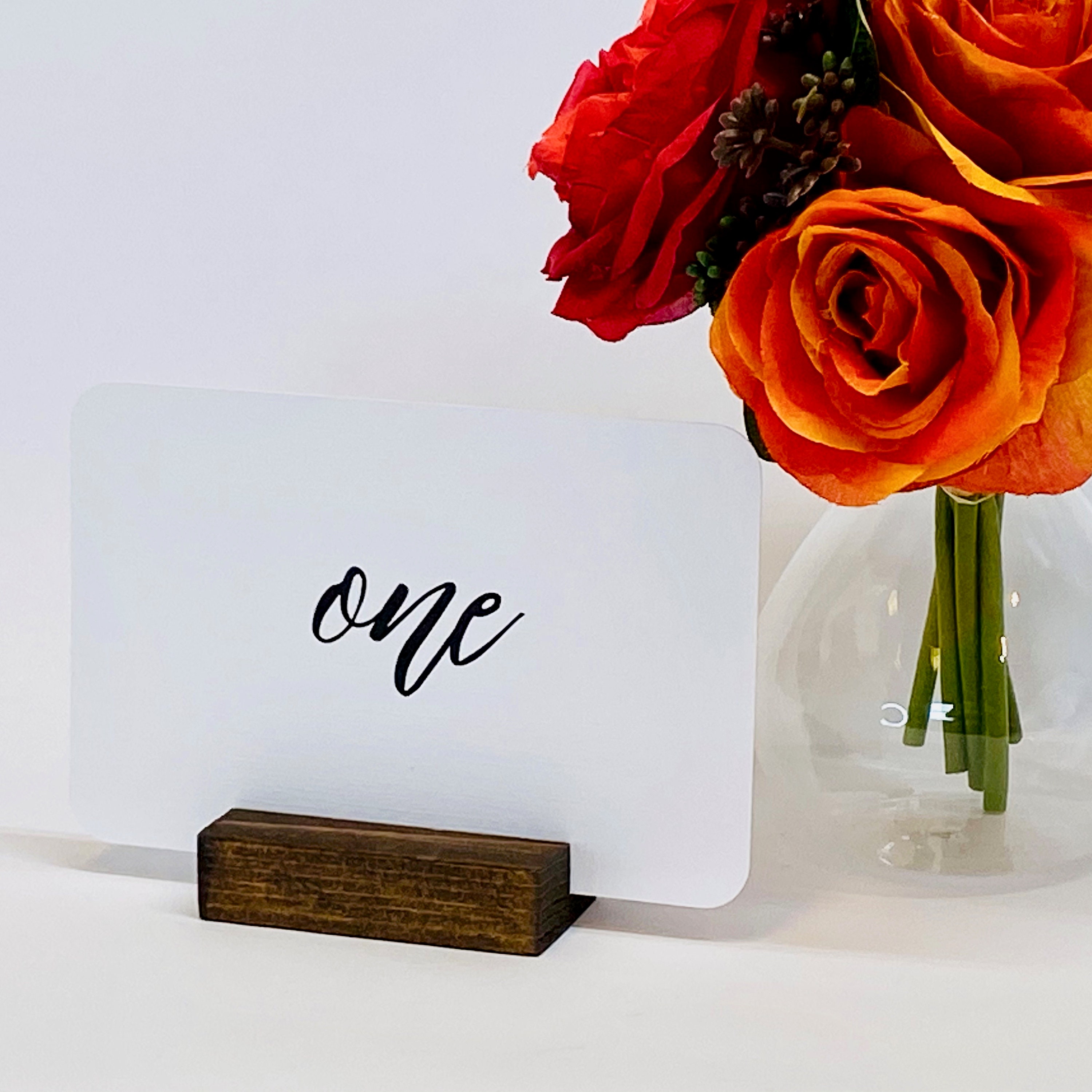 Rustic Wedding Wood Table Number Holders Set of 20 Etsy