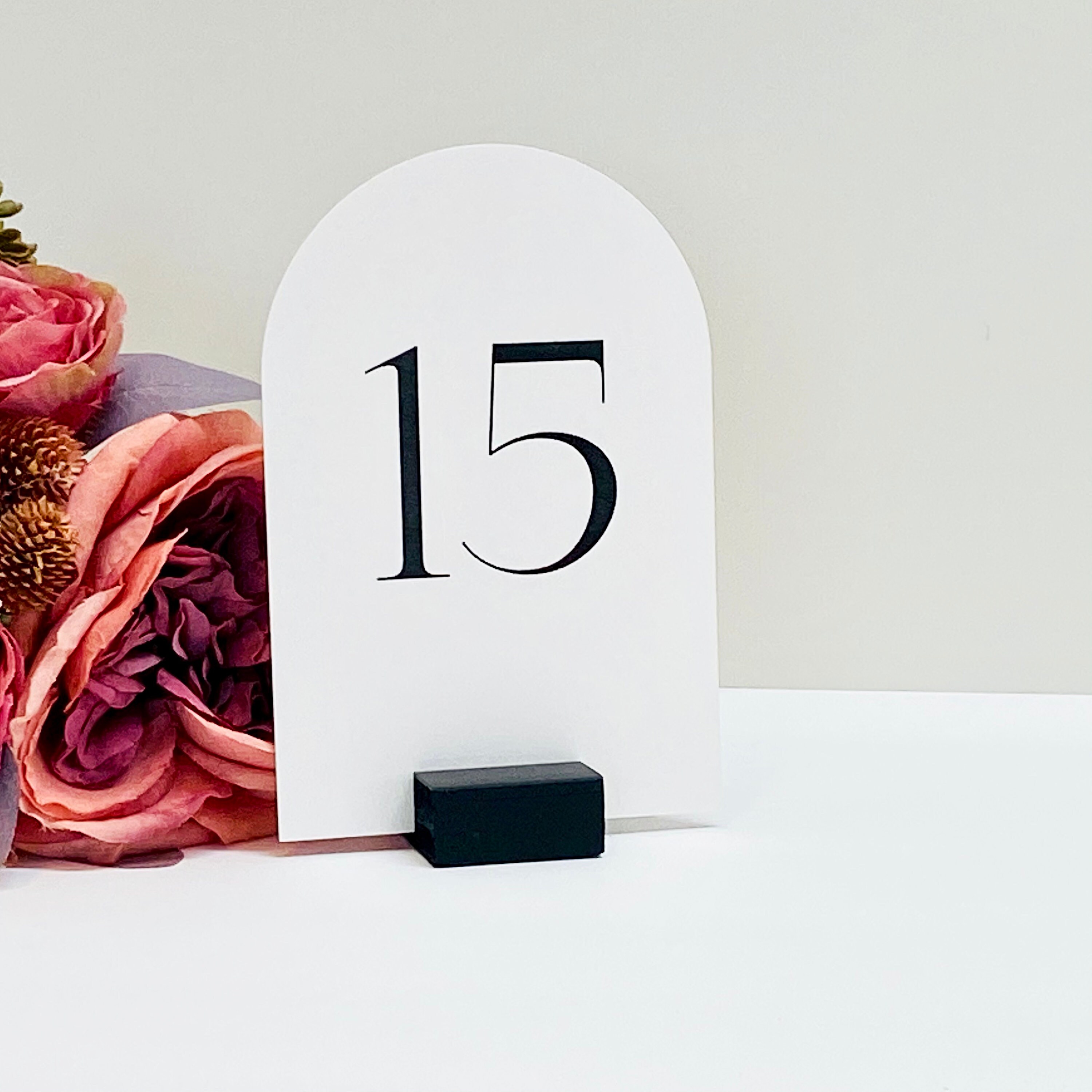 Wedding Table Numbers Arch Table Numbers Etsy