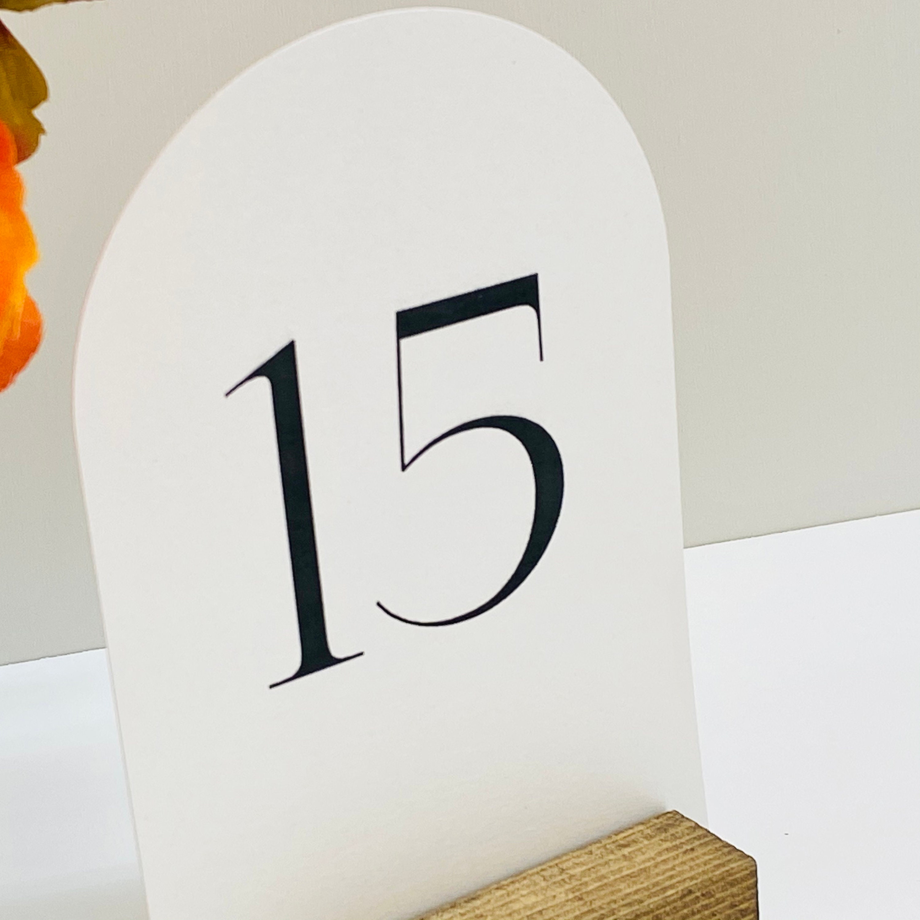Wedding Table Numbers Arch Table Numbers Etsy