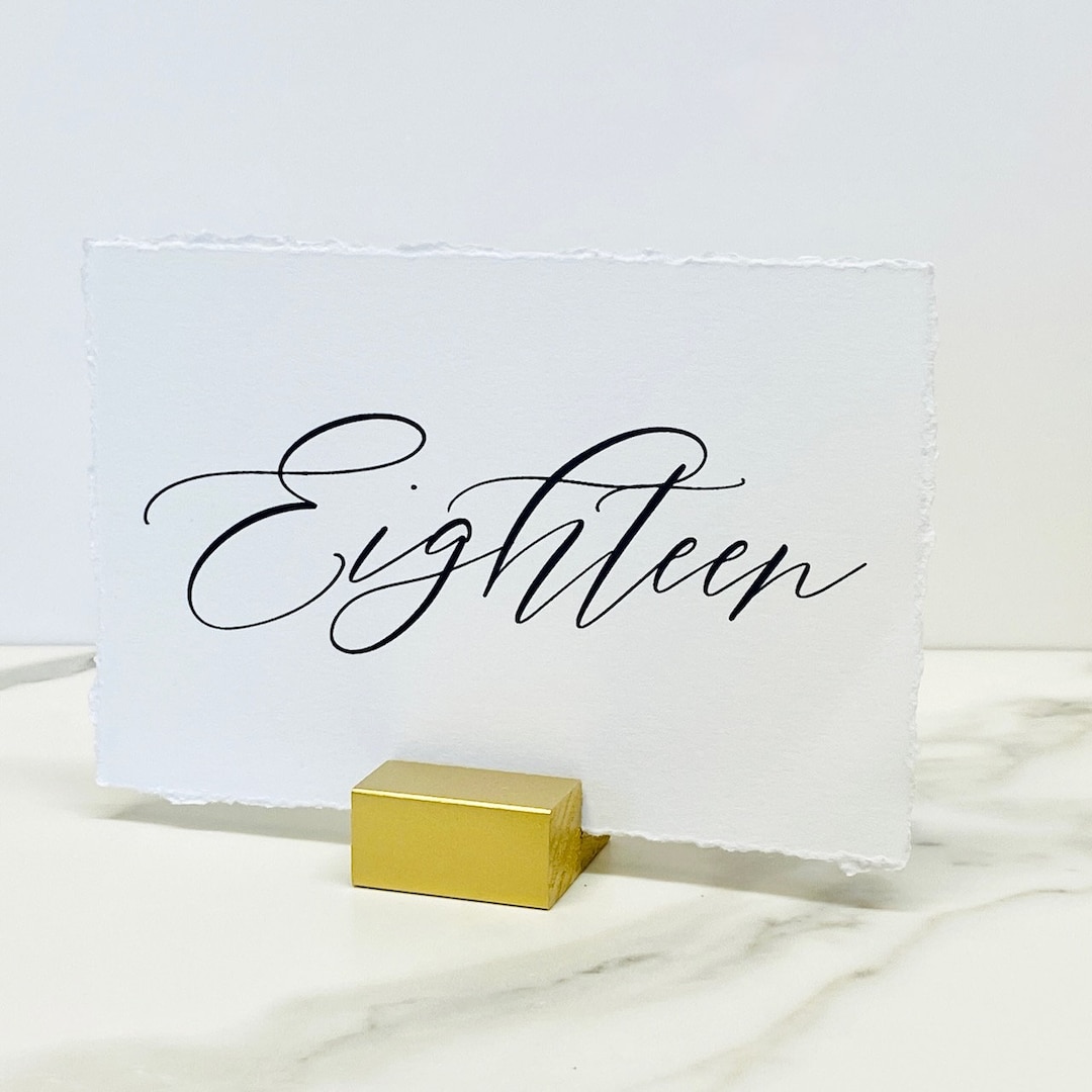 Gold Place Card Holders Gold Wedding Place Card Holders MINI Etsy