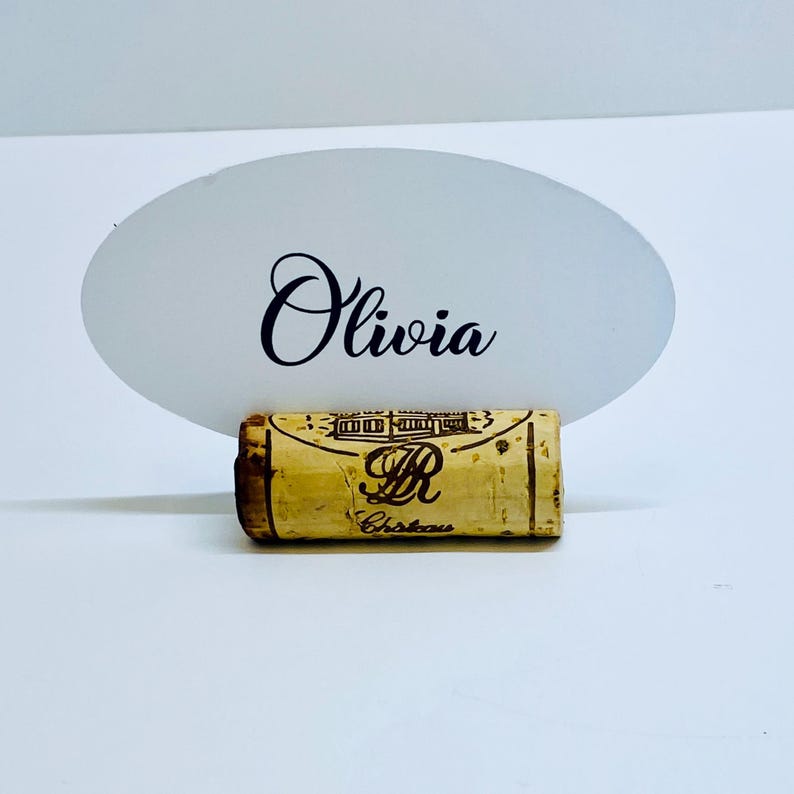 Oval Place Cards for weddings and events image 4