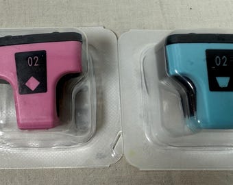 HP 02 Ink Cartridges C8775W C8774W - Unused, Sealed Packages