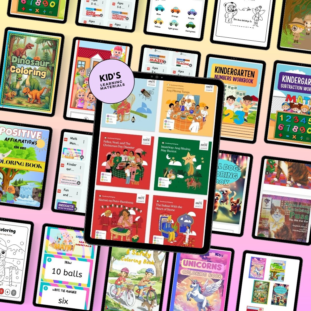 Learning Collections The Super Mega Kids Learning Collection - Etsy