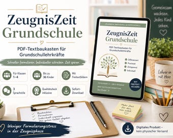 Für Grundschullehrkräfte, die schneller formulieren und ihre Abende zurückgewinnen möchten.