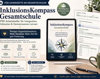 Für Lehrkräfte, die Förderpläne, Teamabsprachen und Dokumentation endlich strukturiert an einem Ort bündeln möchten