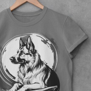German Shepherd Lovers Unisex Tee, Dog Mom Dad Gift, Animal Rescue Shirt, Canine Pet Owner Apparel, K9 Puppy Fan Top