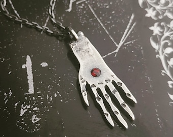 BLOOD On YOUR HAND necklace
