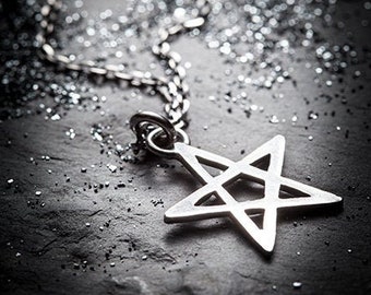 sale- SALEM pentagram necklace