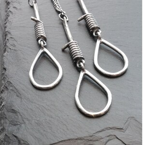 sale PENDU silver noose necklace image 3