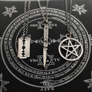 sale PENTACLE necklace image 3