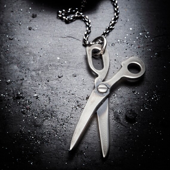 SHEARS Necklace Etsy